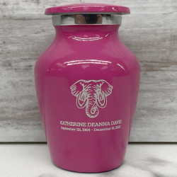 Customer Gallery - Elephant Keepsake Urn - Rose Pink