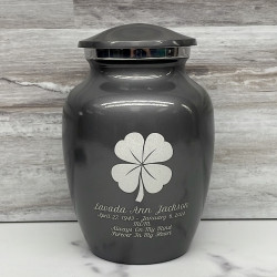 Customer Gallery - 4 Leaf Clover Sharing Urn - Gunmetal Gray
