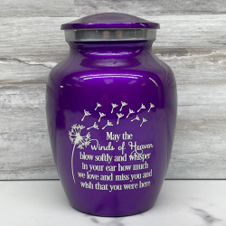 Customer Gallery - Winds of Heaven Sharing Urn - Purple Luster