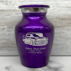 Customer Gallery - Classic Car Keepsake Urn - Purple Luster