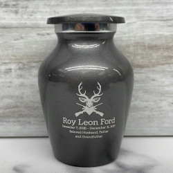 Customer Gallery - Deer Hunter Keepsake Urn - Gunmetal Gray
