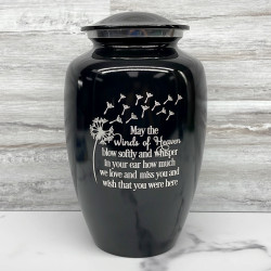 Customer Gallery - Winds of Heaven Cremation Urn - Jet Black