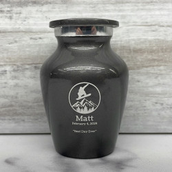 Customer Gallery - Snowboard Keepsake Urn - Gunmetal Gray