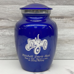 Customer Gallery - Classic Tractor Sharing Urn - Midnight Blue