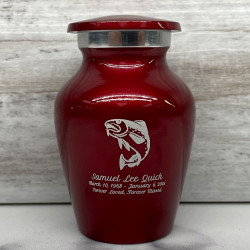 Customer Gallery - Fishing Keepsake Urn - Ruby Red