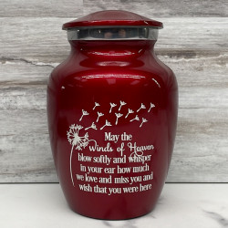 Customer Gallery - Winds of Heaven Sharing Urn - Ruby Red