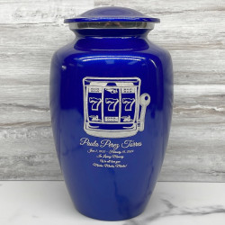 Customer Gallery - Slot Machine Cremation Urn - Midnight Blue
