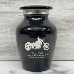 Customer Gallery - Motorcycle Keepsake Urn - Jet Black