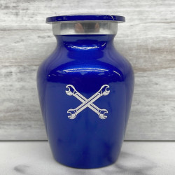 Customer Gallery - Mechanic Wrench Keepsake Urn - Midnight Blue
