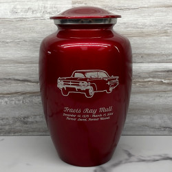 Customer Gallery - Classic Car III Cremation Urn - Ruby Red