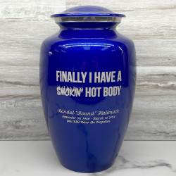 Customer Gallery - Hot Body Cremation Urn - Midnight Blue