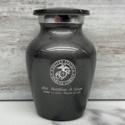 Customer Gallery - Marine Corps Keepsake Urn - Gunmetal Gray