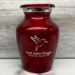 Customer Gallery - Hummingbird Keepsake Urn - Ruby Red