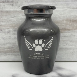 Customer Gallery - Keepsake Angel Wings Pet Cremation Urn - Gunmetal Gray