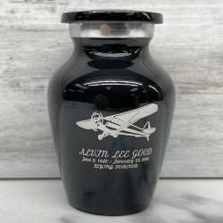 Customer Gallery - Airplane II Keepsake Urn - Jet Black