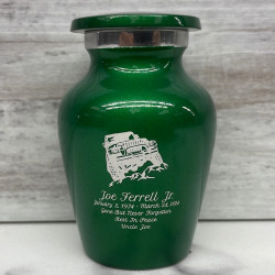 Customer Gallery - Offroad Truck Keepsake Urn - Shamrock Green