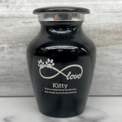 Customer Gallery - Keepsake Infinite Love Pet Cremation Urn - Jet Black