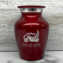 Customer Gallery - Riding with Angels Keepsake Urn - Ruby Red