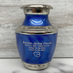 Customer Gallery - Royal Blue Keepsake Urn