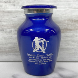 Customer Gallery - Baseball Keepsake Urn - Midnight Blue