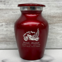 Customer Gallery - Riding with Angels Keepsake Urn - Ruby Red