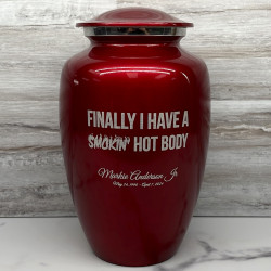 Customer Gallery - Hot Body Cremation Urn - Ruby Red