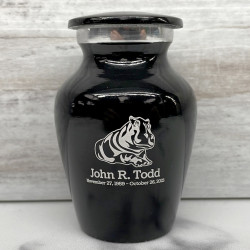 Customer Gallery - Hippo Keepsake Urn - Jet Black