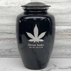 Customer Gallery - Marijuana Cremation Urn - Jet Black