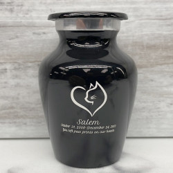 Customer Gallery - Keepsake Loving Cat Pet Cremation Urn - Jet Black