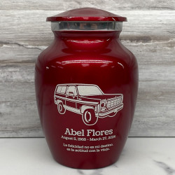 Customer Gallery - SUV Sharing Urn - Ruby Red