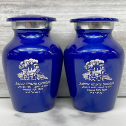 Customer Gallery - Train Keepsake Urn - Midnight Blue