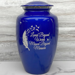 Customer Gallery - Loved Beyond Words Cremation Urn - Midnight Blue