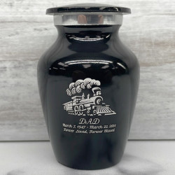 Customer Gallery - Train Keepsake Urn - Jet Black