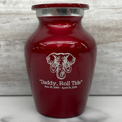 Customer Gallery - Elephant Keepsake Urn - Ruby Red