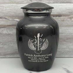 Customer Gallery - Electric Guitar Angel Wings Sharing Urn - Gunmetal Gray