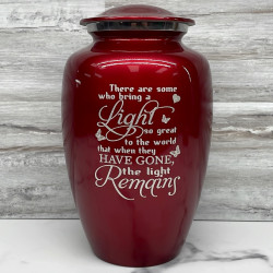 Customer Gallery - Light Remains Cremation Urn - Ruby Red