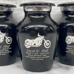 Customer Gallery - Motorcycle Keepsake Urn - Jet Black