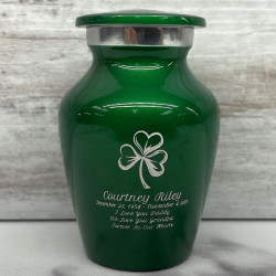Customer Gallery - Shamrock Keepsake Urn - Shamrock Green