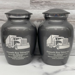 Customer Gallery - Semi Truck Sharing Urn - Gunmetal Gray