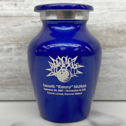 Customer Gallery - Bowling Keepsake Urn - Midnight Blue