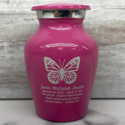 Customer Gallery - Butterfly Keepsake Urn - Rose Pink