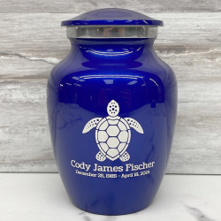 Customer Gallery - Sea Turtle Sharing Urn - Midnight Blue