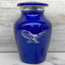 Customer Gallery - Eagle Keepsake Urn - Midnight Blue
