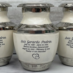 Customer Gallery - Radiant White Keepsake Urn