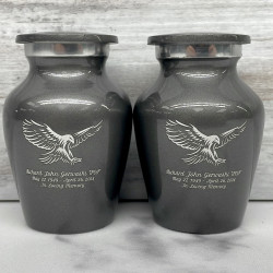 Customer Gallery - Eagle Keepsake Urn - Gunmetal Gray