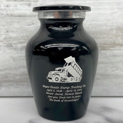 Customer Gallery - Dump Truck Keepsake Urn - Jet Black