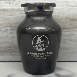 Customer Gallery - Snowboard Keepsake Urn - Gunmetal Gray