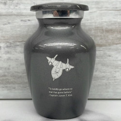 Customer Gallery - SR71 Blackbird Jet Keepsake Urn - Gunmetal Gray