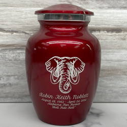 Customer Gallery - Elephant Sharing Urn - Ruby Red