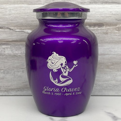 Customer Gallery - Mermaid Sharing Urn - Purple Luster